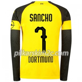 Koszulka Borussia Dortmund Sancho 7 Główna 2018-2019 - Koszulki Piłkarskie(L/S)